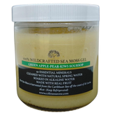 Raw Wildcrafted Irish Sea Moss Gel (Apple, Pear, Kiwi, & Soursop)