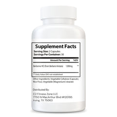 "Berberine Supplement: Natural Metabolic Support for Health and Well-Being. SF"