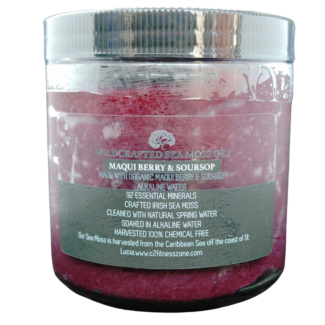 Wildcrafted Sea Moss Gel (Maqui Berry) - C2 Fitness Zone 