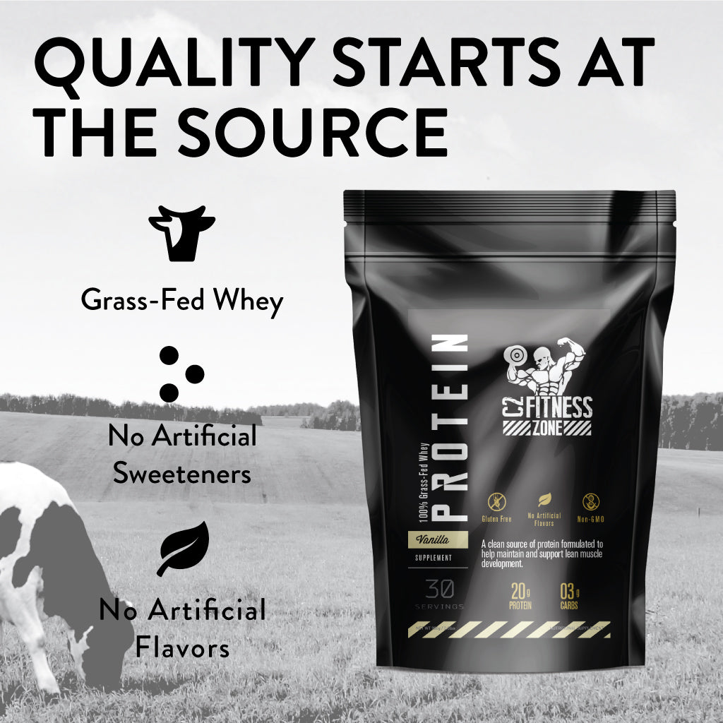 Grass-Fed Whey Protein (Performance Series) - C2 Fitness Zone 