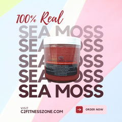 Raw Wildcrafted Irish Sea Moss Gel (Strawberry, Maqui Berry, Pineapple, Lemon)