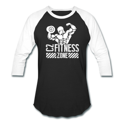 C2 Fitness Zone Baseball T-Shirt - C2 Fitness Zone 